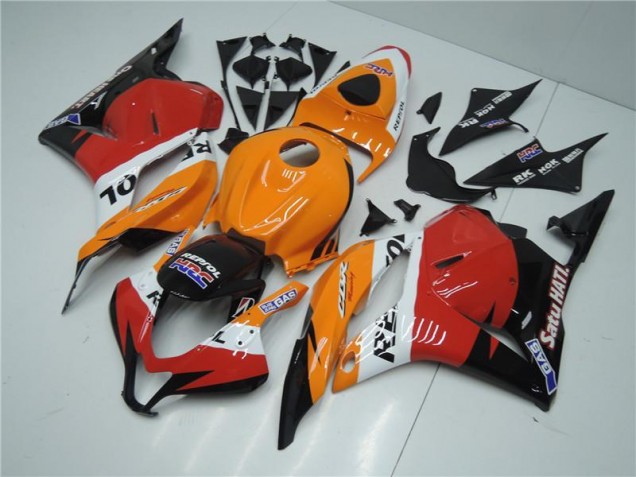Carenado Moto Honda CBR 600 RR 09-12 - Naranja Rojo Negro Repsol Carenado Moto Honda CBR 600 RR 09-12 - Naranja Rojo Negro Repsol