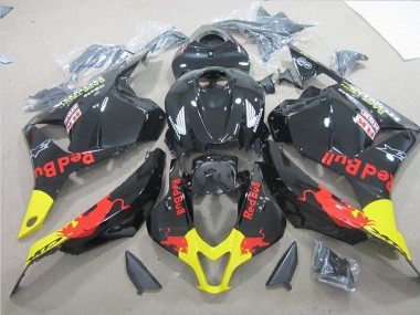 Carenado Moto Honda CBR 600 RR 09-12 - Negro Amarillo Red Bull