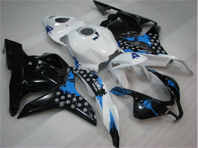 Carenado Moto Honda CBR 600 RR 09-12 - Negro Blanco Azul Carenado Moto Honda CBR 600 RR 09-12 - Negro Blanco Azul