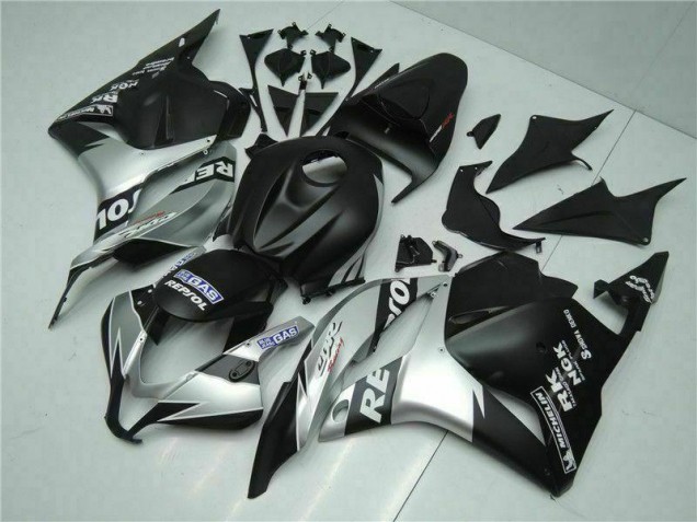 Carenado Moto Honda CBR 600 RR 09-12 - Negro Plata Repsol Carenado Moto Honda CBR 600 RR 09-12 - Negro Plata Repsol