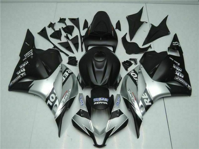 Carenado Moto Honda CBR 600 RR 09-12 - Negro Plata Repsol Carenado Moto Honda CBR 600 RR 09-12 - Negro Plata Repsol