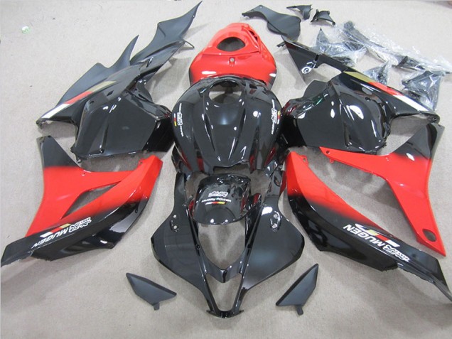 Carenado Moto Honda CBR 600 RR 09-12 - Negro Rojo Carenado Moto Honda CBR 600 RR 09-12 - Negro Rojo