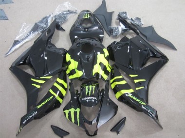 Carenado Moto Honda CBR 600 RR 09-12 - Negro Verde Monster