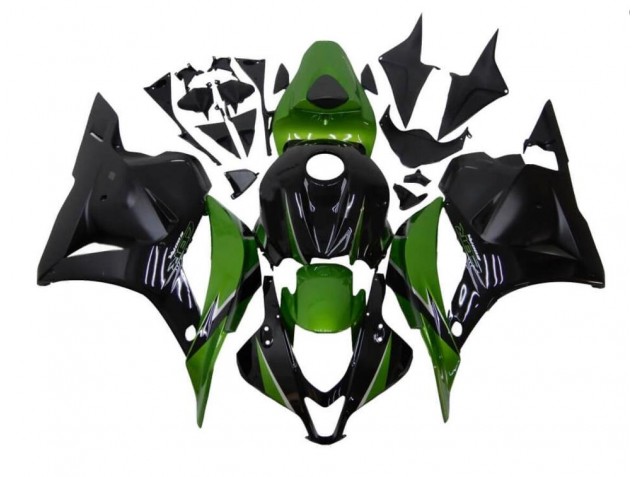 Carenado Moto Honda CBR 600 RR 09-12 - Verde Negro Carenado Moto Honda CBR 600 RR 09-12 - Verde Negro