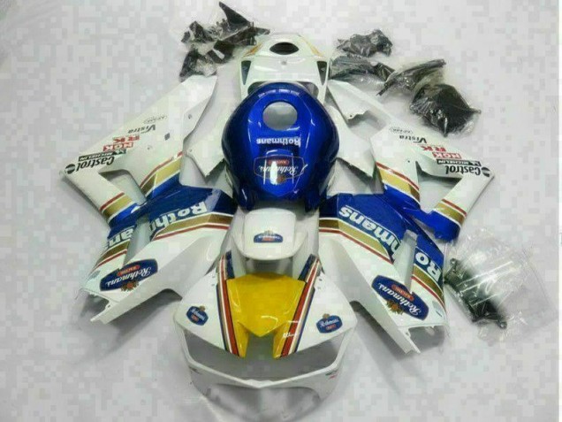Carenado Moto Honda CBR 600 RR 13-21 - Blanco Azul Carenado Moto Honda CBR 600 RR 13-21 - Blanco Azul