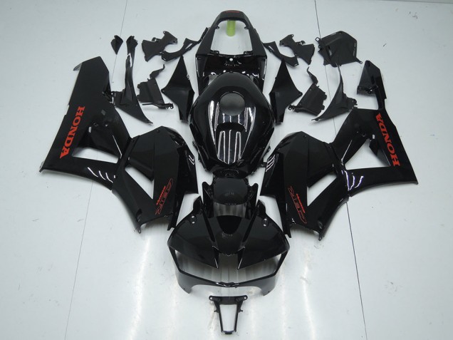 Carenado Moto Honda CBR 600 RR 13-21 - Brillante Negro con Rojo Pegatinas Carenado Moto Honda CBR 600 RR 13-21 - Brillante Negro con Rojo Pegatinas