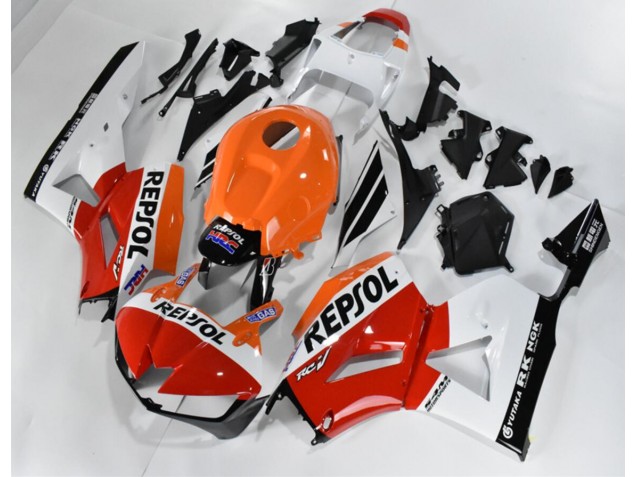 Carenado Moto Honda CBR 600 RR 13-21 - Rojo Blanco Naranja Repsol Carenado Moto Honda CBR 600 RR 13-21 - Rojo Blanco Naranja Repsol