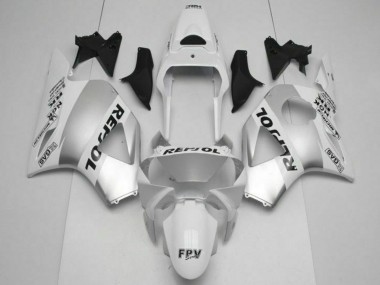 Carenado Moto Honda CBR 900 RR 954RR 02-03 - Blanco Plata Negro Repsol