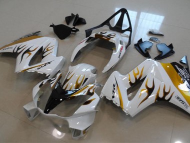 Carenado Moto Honda VFR 800 02-13 - Blanco Oro Llama