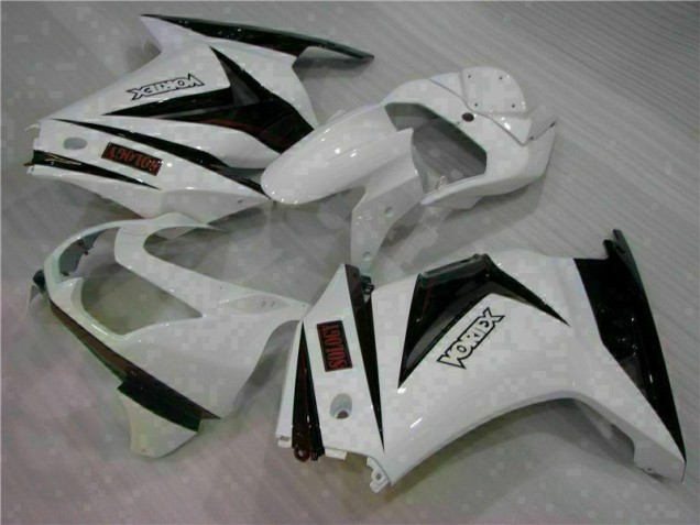 Carenado Moto Kawasaki EX250 08-12 - Blanco Negro Carenado Moto Kawasaki EX250 08-12 - Blanco Negro