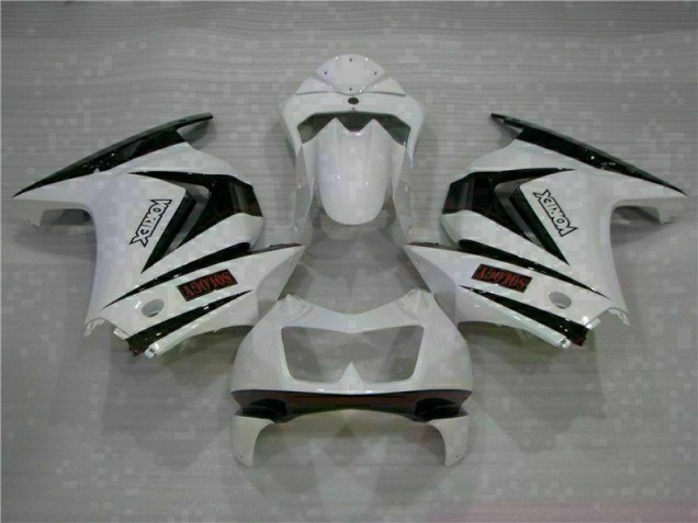 Carenado Moto Kawasaki EX250 08-12 - Blanco Negro Carenado Moto Kawasaki EX250 08-12 - Blanco Negro