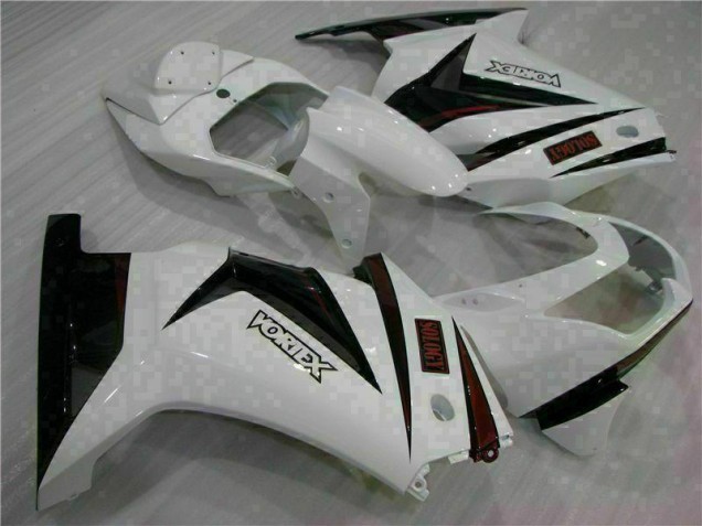 Carenado Moto Kawasaki EX250 08-12 - Blanco Negro Carenado Moto Kawasaki EX250 08-12 - Blanco Negro
