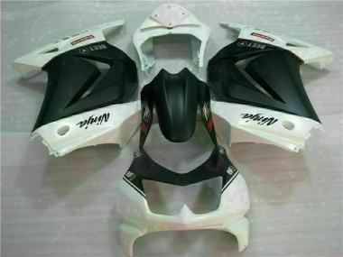 Carenado Moto Kawasaki EX250 08-12 - Blanco Negro Ninja 3M