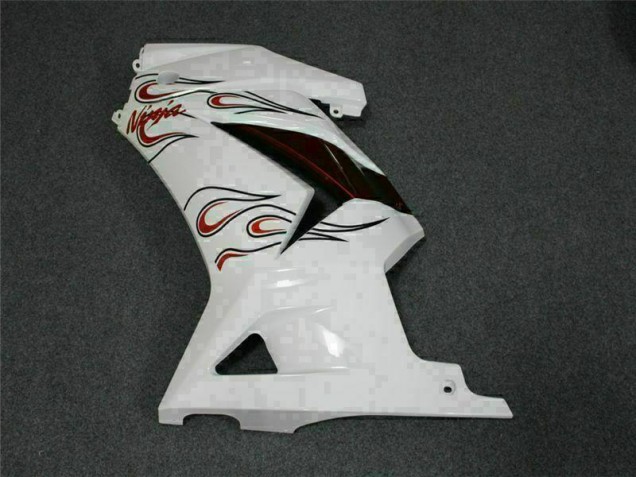 Carenado Moto Kawasaki EX250 08-12 - Blanco Rojo Carenado Moto Kawasaki EX250 08-12 - Blanco Rojo