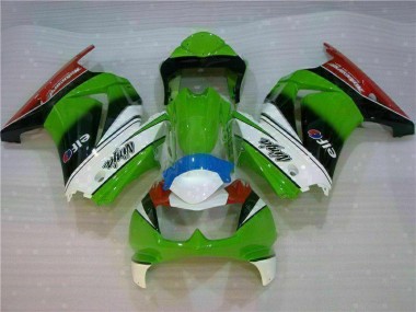 Carenado Moto Kawasaki EX250 08-12 - Blanco Verde Negro Ninja