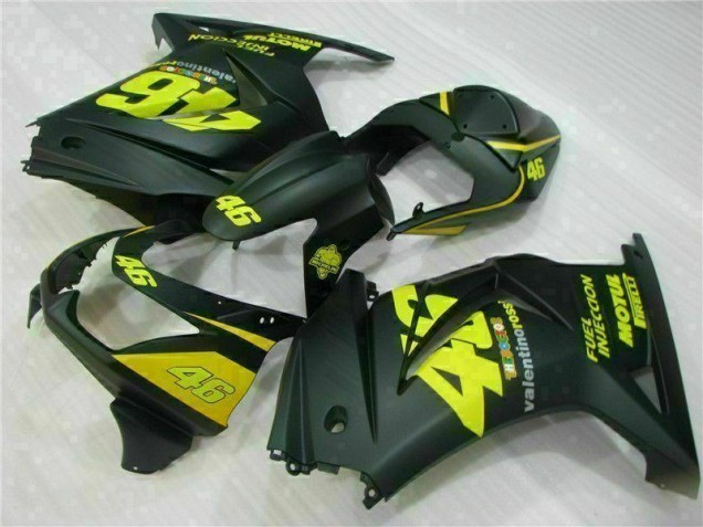 Carenado Moto Kawasaki EX250 08-12 - Negro Amarillo 46 Carenado Moto Kawasaki EX250 08-12 - Negro Amarillo 46