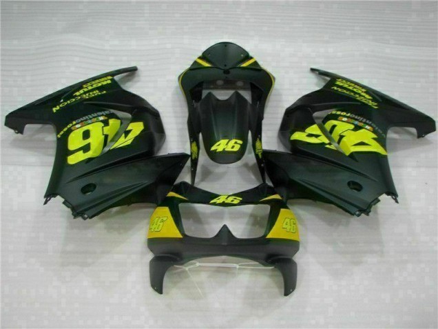 Carenado Moto Kawasaki EX250 08-12 - Negro Amarillo 46 Carenado Moto Kawasaki EX250 08-12 - Negro Amarillo 46
