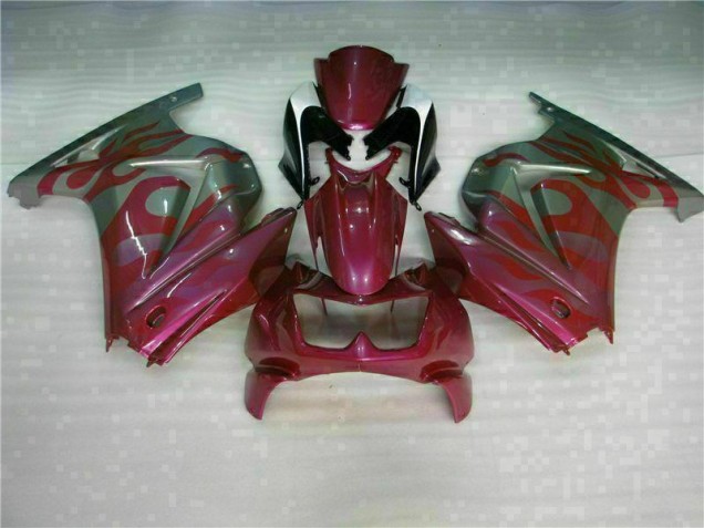 Carenado Moto Kawasaki EX250 08-12 - Púrpura Rojo