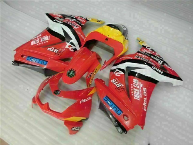 Carenado Moto Kawasaki EX250 08-12 - Rojo Amarillo Carenado Moto Kawasaki EX250 08-12 - Rojo Amarillo