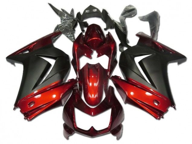 Carenado Moto Kawasaki EX250 08-12 - Rojo Gris Carenado Moto Kawasaki EX250 08-12 - Rojo Gris