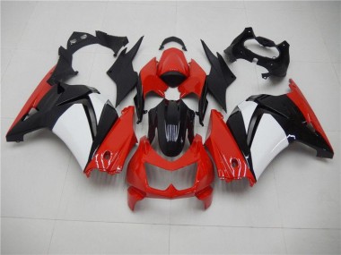 Carenado Moto Kawasaki EX250 08-12 - Rojo Negro Blanco