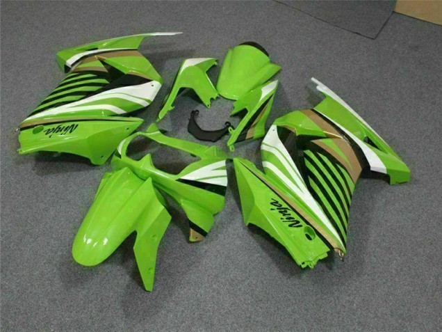 Carenado Moto Kawasaki EX250 08-12 - Verde Blanco Negro Ninja Carenado Moto Kawasaki EX250 08-12 - Verde Blanco Negro Ninja