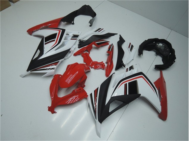 Carenado Moto Kawasaki EX300 13-16 - Rojo Blanco Negro Carenado Moto Kawasaki EX300 13-16 - Rojo Blanco Negro