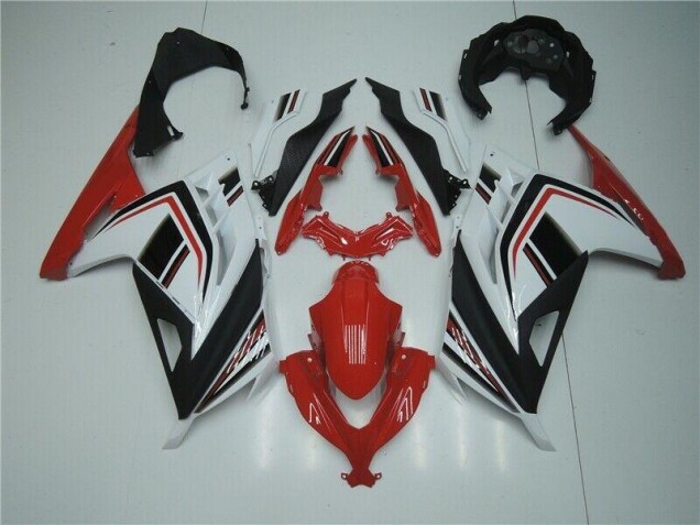 Carenado Moto Kawasaki EX300 13-16 - Rojo Blanco Negro Carenado Moto Kawasaki EX300 13-16 - Rojo Blanco Negro