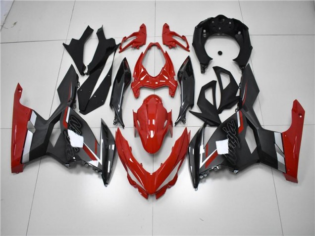 Carenado Moto Kawasaki EX400 18-23 - Rojo Negro