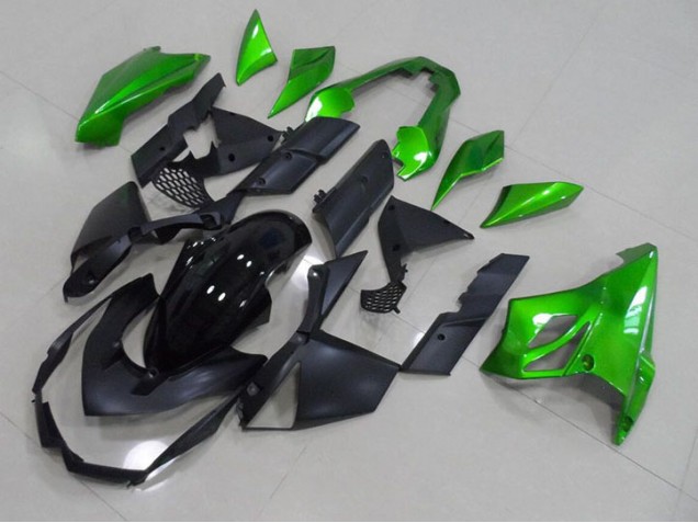 Carenado Moto Kawasaki Z1000 07-09 - Negro Verde Carenado Moto Kawasaki Z1000 07-09 - Negro Verde
