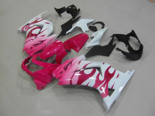Carenado Moto Kawasaki ZX 250R 08-12 - Rosa Blanco