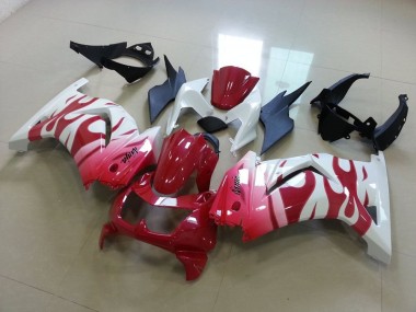 Carenado Moto Kawasaki ZX 250R 08-12 - Rosa Rojo Llama