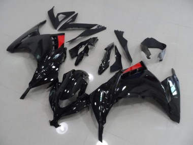 Carenado Moto Kawasaki ZX 300R 13-16 - Negro Rojo