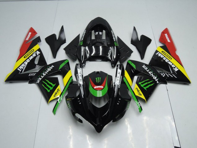 Carenado Moto Kawasaki ZX10R 03-05 - Negro Amarillo Monster Carenado Moto Kawasaki ZX10R 03-05 - Negro Amarillo Monster