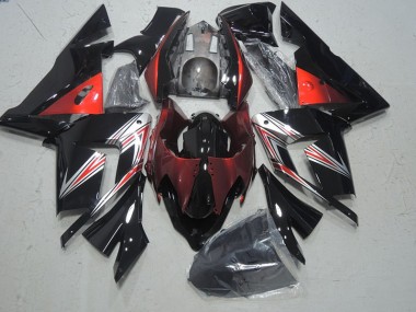 Carenado Moto Kawasaki ZX10R 03-05 - Negro Rojo