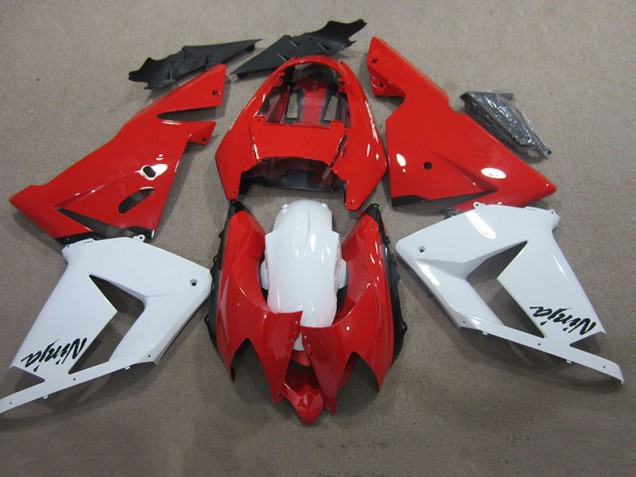 Carenado Moto Kawasaki ZX10R 03-05 - Rojo Blanco Ninja