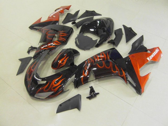Carenado Moto Kawasaki ZX10R 06-07 - Naranja Llama Carenado Moto Kawasaki ZX10R 06-07 - Naranja Llama