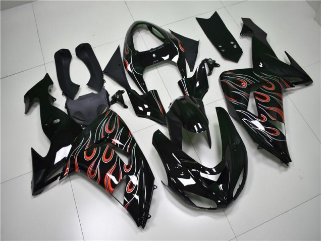 Carenado Moto Kawasaki ZX10R 06-07 - Negro Gris Rojo Carenado Moto Kawasaki ZX10R 06-07 - Negro Gris Rojo