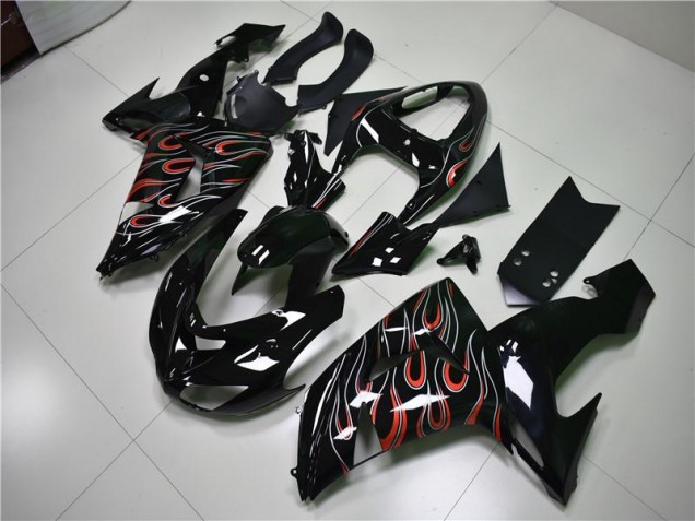 Carenado Moto Kawasaki ZX10R 06-07 - Negro Gris Rojo Carenado Moto Kawasaki ZX10R 06-07 - Negro Gris Rojo