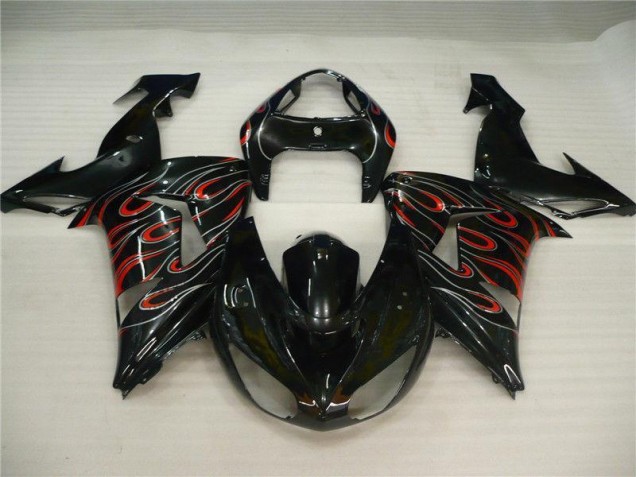 Carenado Moto Kawasaki ZX10R 06-07 - Negro Gris Rojo Carenado Moto Kawasaki ZX10R 06-07 - Negro Gris Rojo