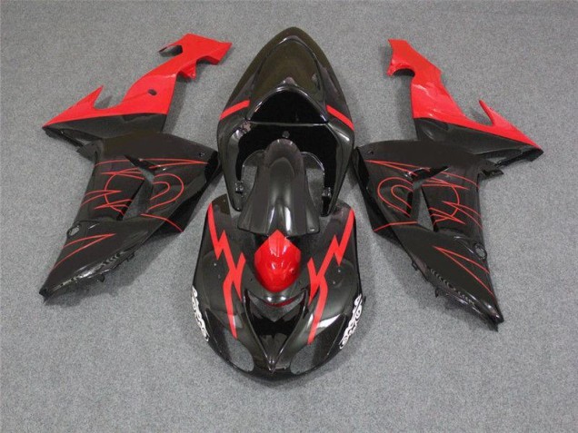 Carenado Moto Kawasaki ZX10R 06-07 - Negro Rojo Carenado Moto Kawasaki ZX10R 06-07 - Negro Rojo