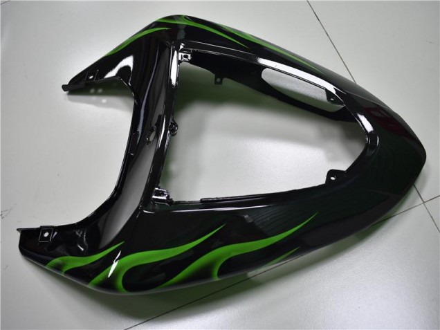 Carenado Moto Kawasaki ZX10R 06-07 - Negro Verde Llama Carenado Moto Kawasaki ZX10R 06-07 - Negro Verde Llama