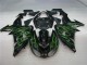 Carenado Moto Kawasaki ZX10R 06-07 - Negro Verde Llama Carenado Moto Kawasaki ZX10R 06-07 - Negro Verde Llama