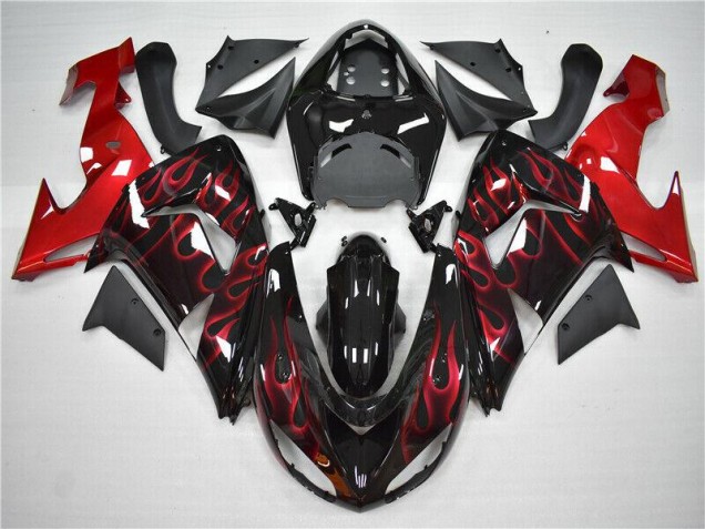 Carenado Moto Kawasaki ZX10R 06-07 - Rojo Llama Carenado Moto Kawasaki ZX10R 06-07 - Rojo Llama