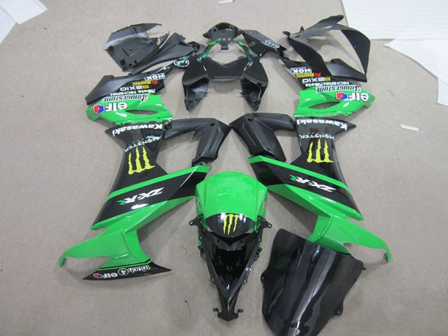 Carenado Moto Kawasaki ZX10R 08-10 - Negro Verde Monster Carenado Moto Kawasaki ZX10R 08-10 - Negro Verde Monster