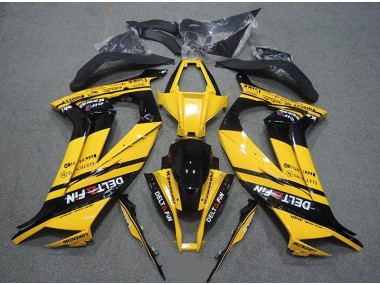Carenado Moto Kawasaki ZX10R 11-15 - Amarillo Negro Delt Fin