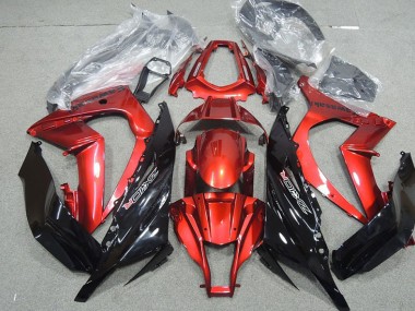 Carenado Moto Kawasaki ZX10R 11-15 - Negro Rojo