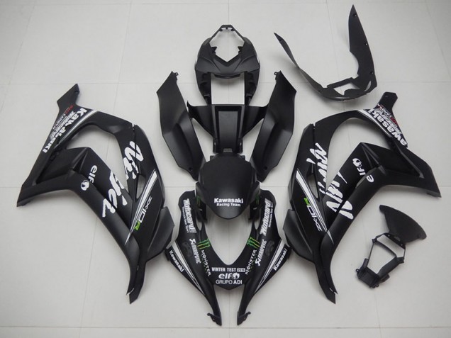 Carenado Moto Kawasaki ZX10R 16-19 - Negro Equipo de Carreras Ninja
