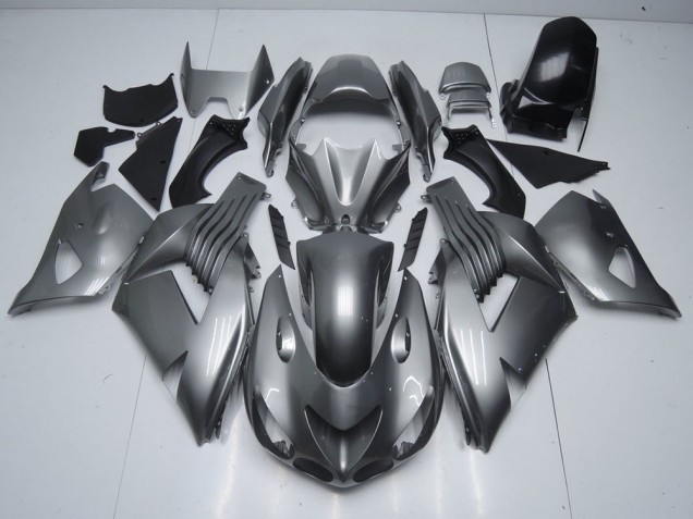 Carenado Moto Kawasaki ZX14R ZZR 1400 06-11 - Brillante Gris Carenado Moto Kawasaki ZX14R ZZR 1400 06-11 - Brillante Gris