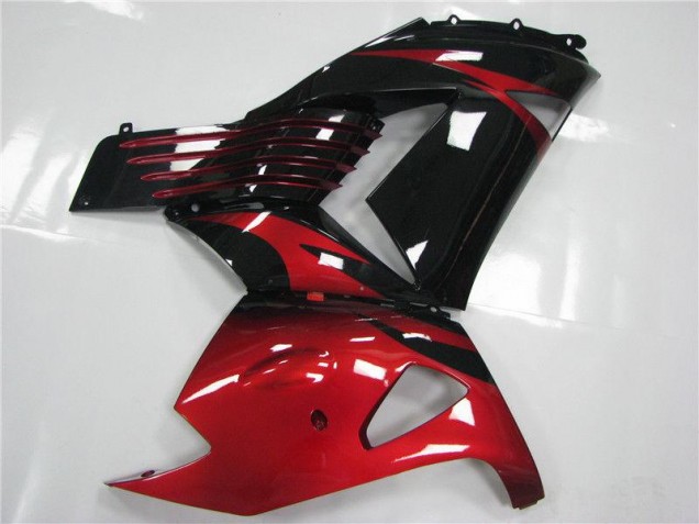 Carenado Moto Kawasaki ZX14R ZZR 1400 06-11 - Rojo Negro Carenado Moto Kawasaki ZX14R ZZR 1400 06-11 - Rojo Negro